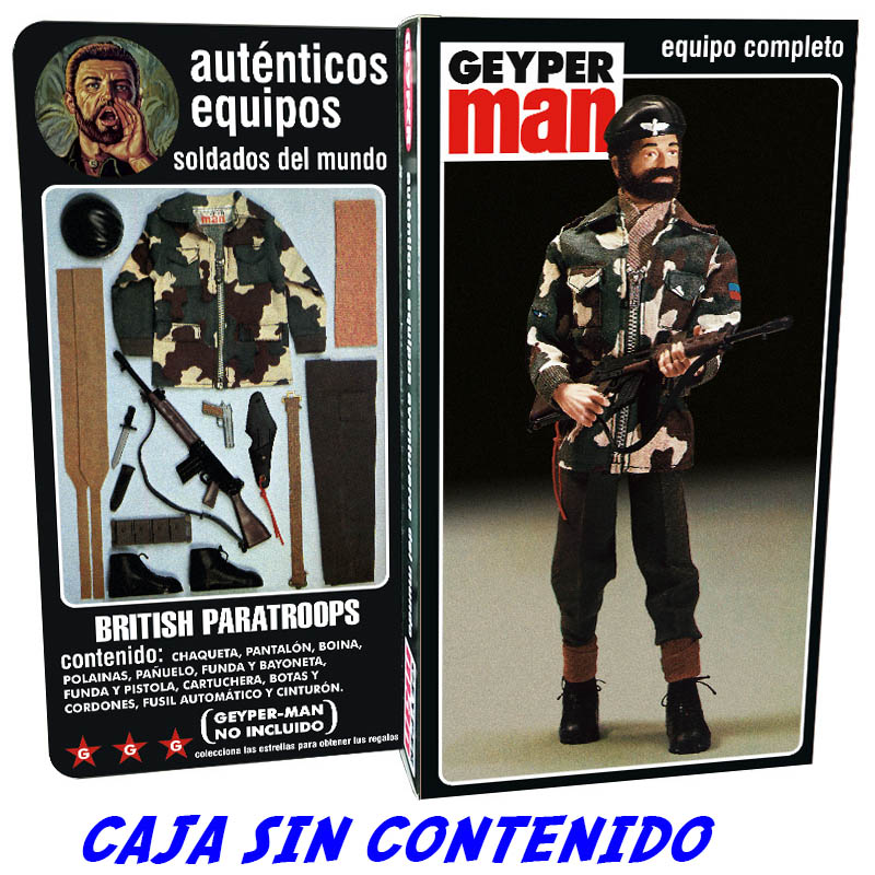 Geyperman caja equipación regimiento paracaidista sin contenido