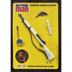 Geyperman M1 blanco con bayoneta, revólver y brújula 7307-11 1