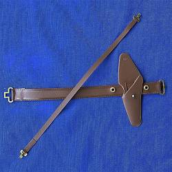 Geyperman cinturón marrón con bandolera y funda 1